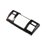 Glossy black carbon fiber interior trim panel for BYD vehicle enhancement.