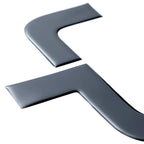Glossy black metallic emblem with a sleek, polished finish for BYD vehicle customization.
