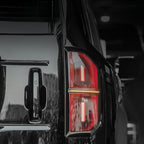 Before and After Comparison of Denza B5 Taillight Smoked Trim Upgrade