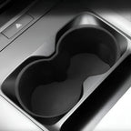 Black silicone double cup holder insert for BYD vehicle center console