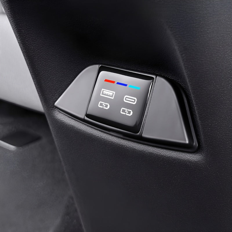 Rear USB Port Cover for 2026 BYD Sealion 6 | Anti-Dust Charging Protector AUTOEVEX