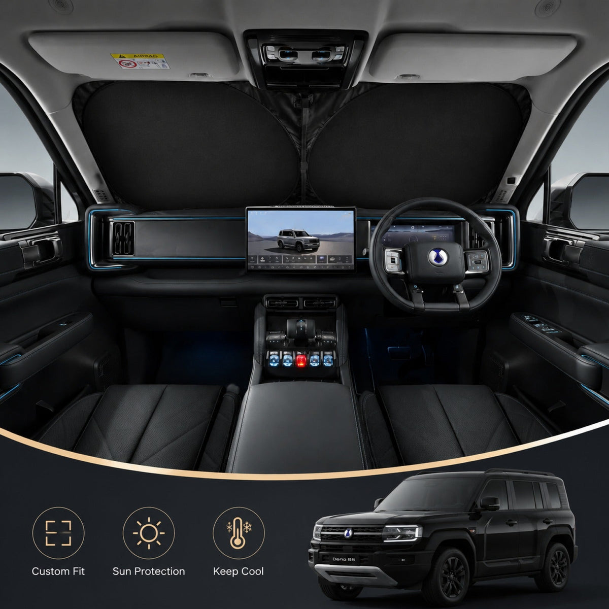 Sunshade for 2026 BYD Denza B5 AUTOEVEX