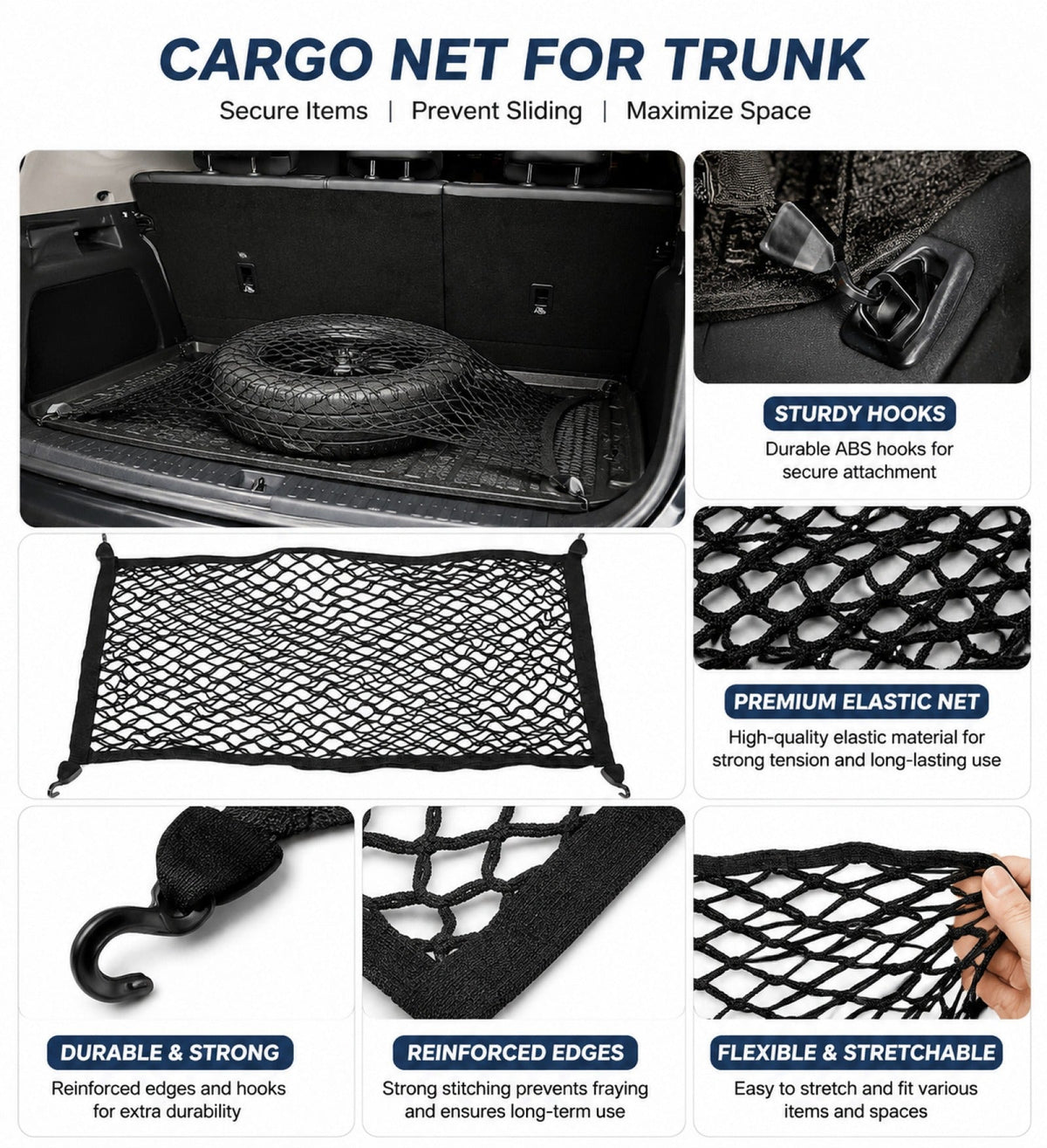 Trunk Cargo Net for 2026 BYD Denza B5 AUTOEVEX