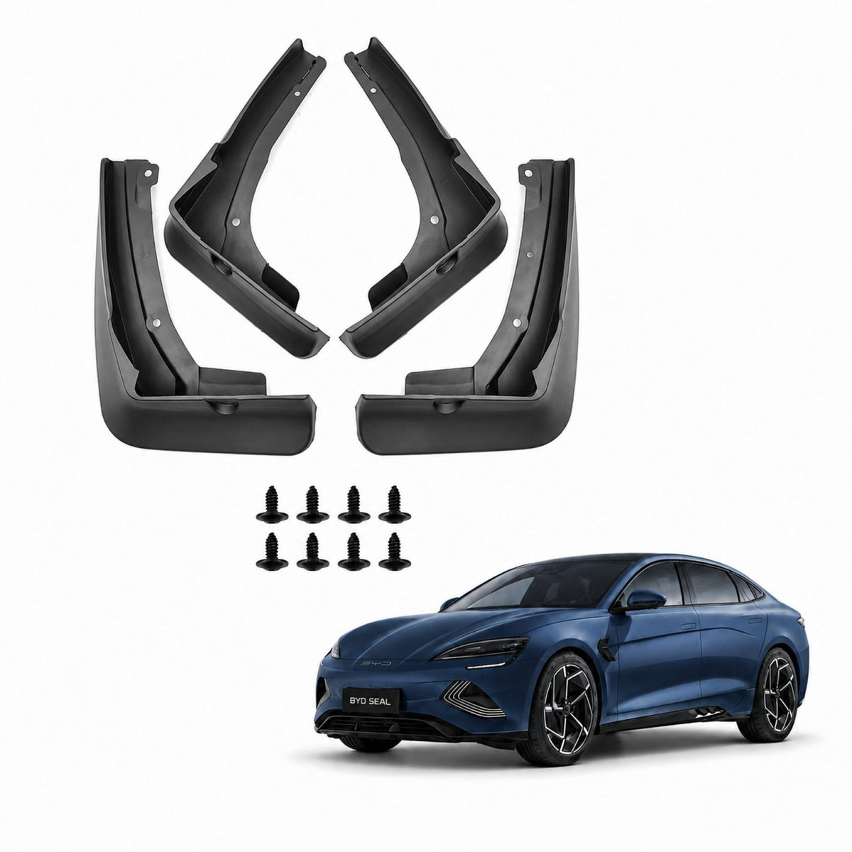 Mud Flaps for 2023+ BYD Seal http://detail.1688.com/offer/955374152011.html