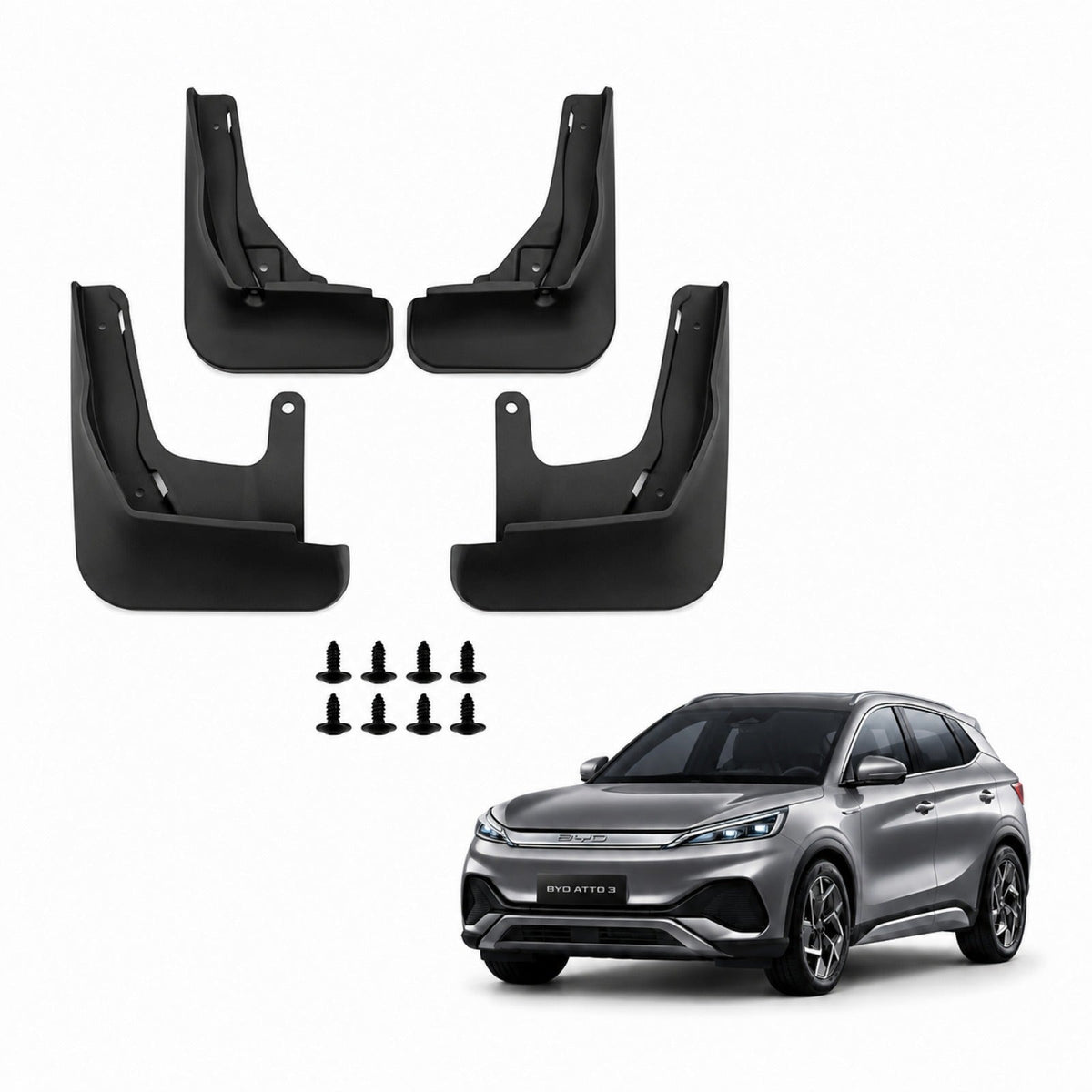 Mud Flaps for 2022+ BYD Atto 3 http://detail.1688.com/offer/929552372538.html