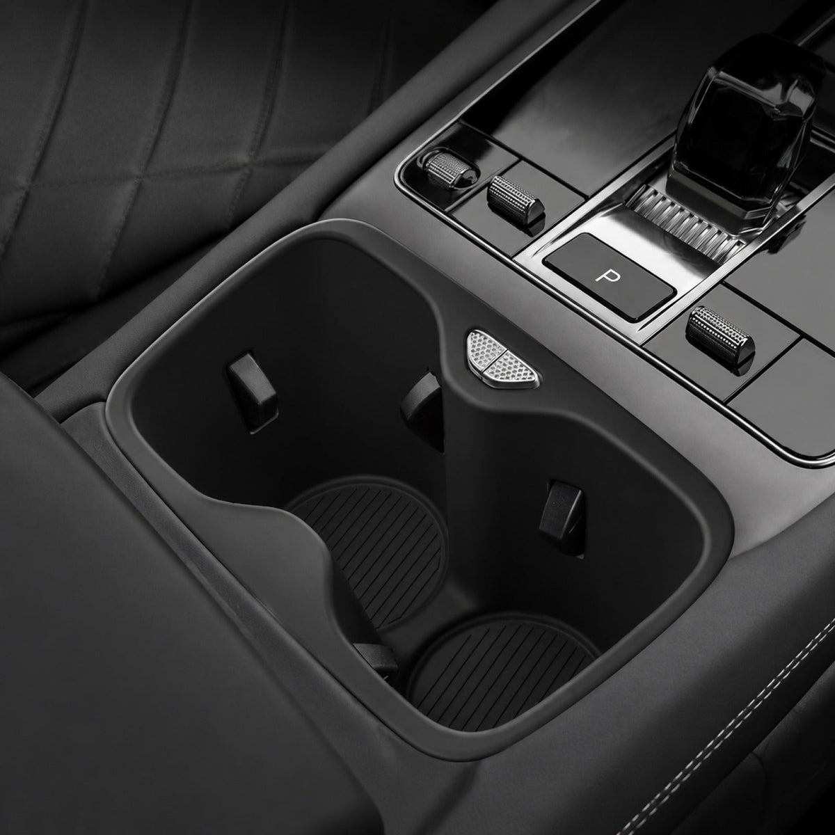 Cup Holder Silicone Liner for BYD Sealion 7 | Anti-Rattle Coaster Set AUTOEVEX