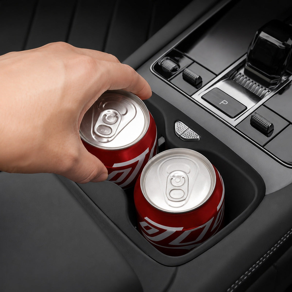 Cup Holder Silicone Liner for BYD Sealion 7 | Anti-Rattle Coaster Set AUTOEVEX