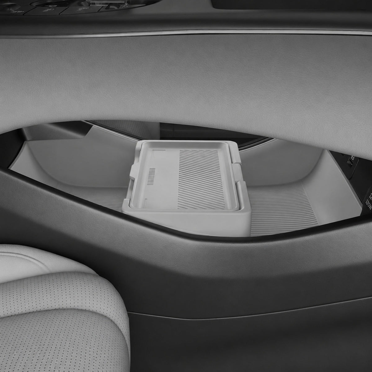 Center Console Storage Box Silicone Organizer Tray for BYD Sealion 7 AUTOEVEX