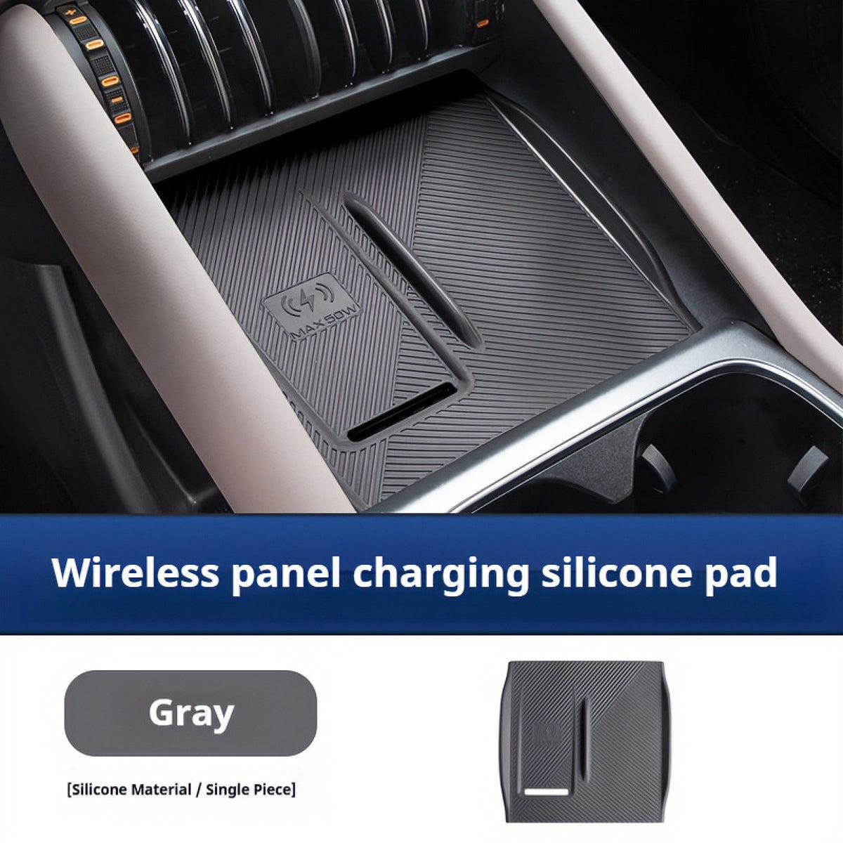 Wireless Charger Silicone Mat for 2025-2026 BYD Atto 3 AUTOEVEX