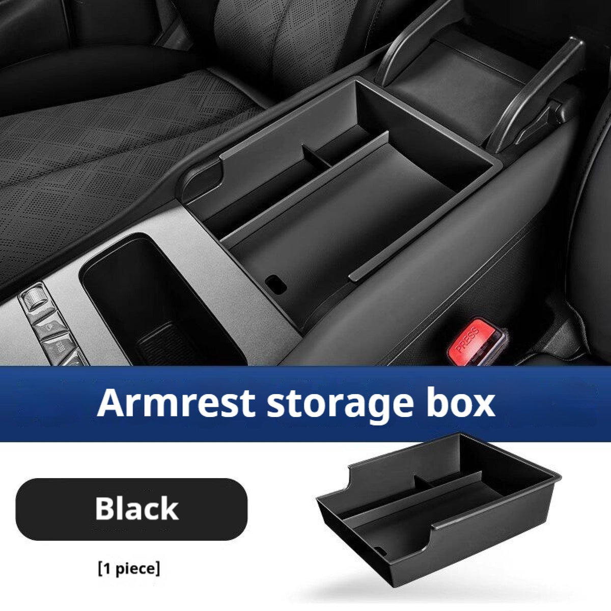 Armrest Storage Box for BYD 2025 Atto 3, Center Console Organizer Tray AUTOEVEX
