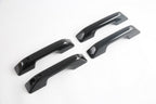 Four glossy black high-shine door handle covers for BYD vehicle protection.