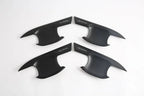 Set of four matte black shark fin antenna covers for BYD aftermarket car styling.