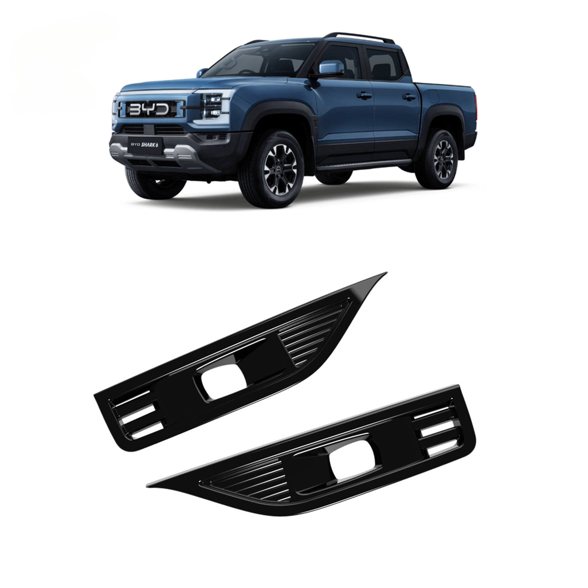 BYD Shark 6 Fog Light Trim Covers AUTOEVEX
