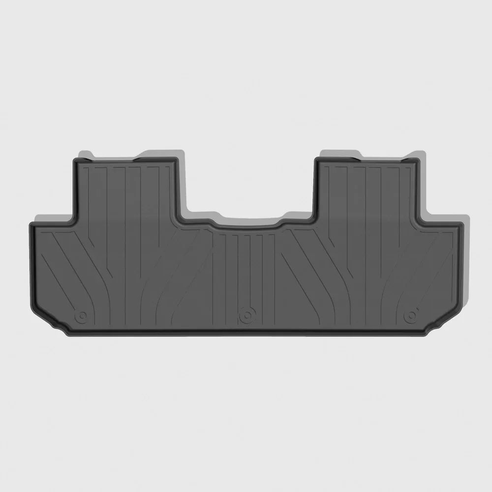 Professional grey TPE waterproof car trunk mat with anti-slip textured surface