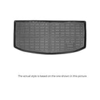 Black heavy-duty TPE car floor mat with textured anti-slip surface for BYD protection.