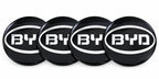4PCS BYD Black Wheel Center Hub Caps Covers for Atto 3 Yuan Plus Song Plus Seal Seagull Dolphin Sealion