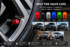 4Pcs Tire Valve Caps for BYD Leopard 5, Leopard 8, BAO 5, BAO 8 and Titanium 3
