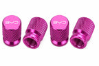 4Pcs purple BYD Tire Valve Caps for Car Wheel Valve Stems