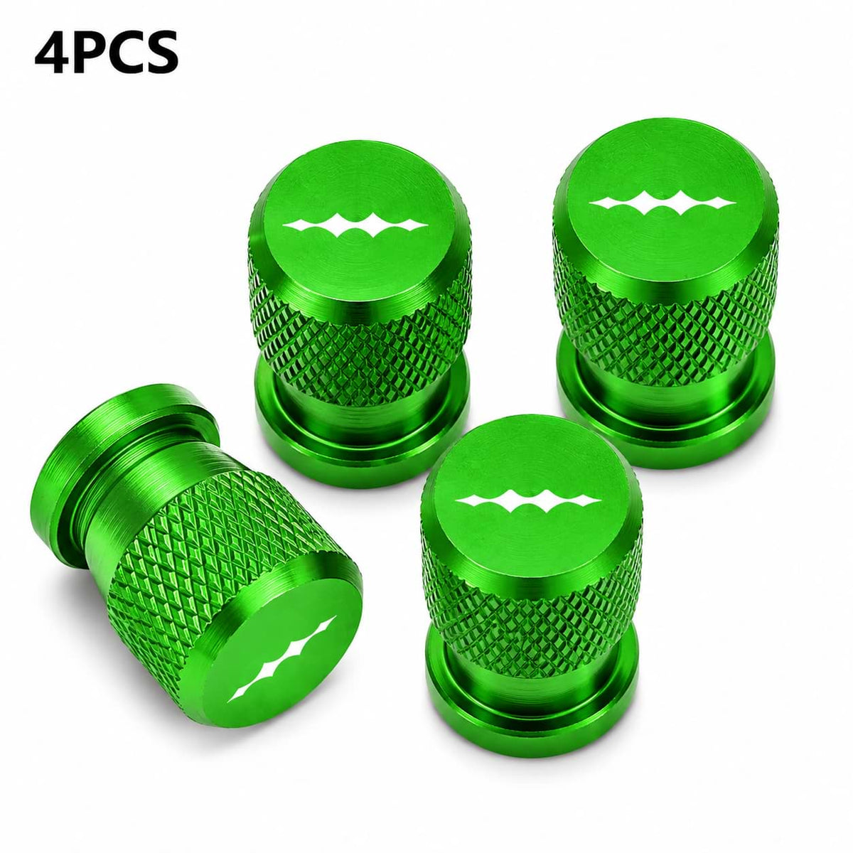 4Pcs Red Tire Valve Caps for BYD Leopard 5, Leopard 8, BAO 5, BAO 8 and Titanium 3