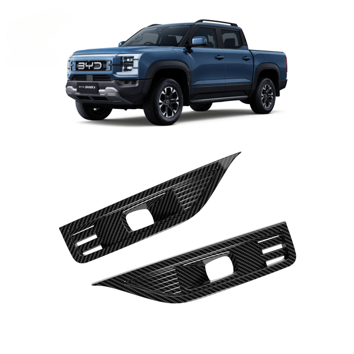 BYD Shark 6 Fog Light Trim Covers AUTOEVEX