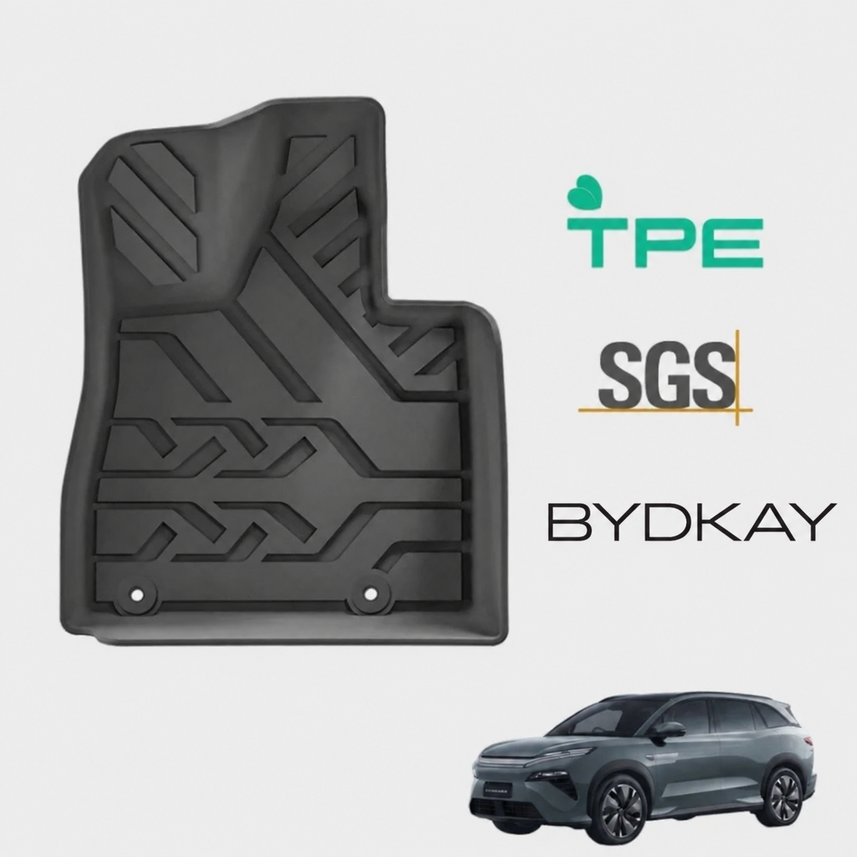 TPE Floor Mats & Trunk Mat for BYD Sealion 8/Atto 8