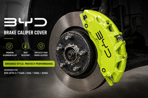 ATTO3 4PCS Green Front Rear Brake Caliper Cover Aluminum Metal Caliper Cover Kit Wheel Modification