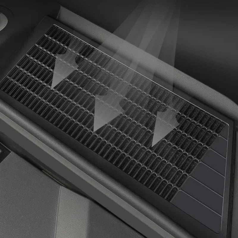 Black textured anti-slip floor mat for BYD, featuring a durable ribbed design.