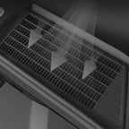 Black textured anti-slip floor mat for BYD, featuring a durable ribbed design.
