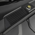 Black textured protective cowl vent cover for BYD vehicle engine compartment.