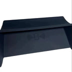 Black matte wireless charging pad cover for BYD interior protection.