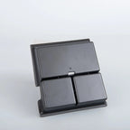Durable matte black plastic storage compartment tray for BYD vehicle interior organization.