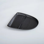 Black textured TPE car center console tray for organized storage and spill protection.