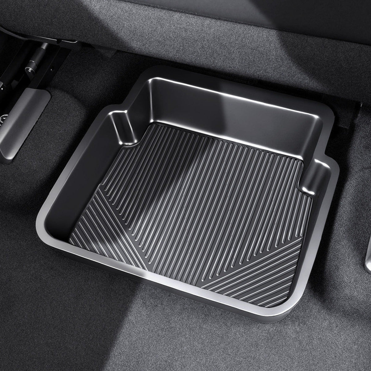 Under Seat Storage Box for BYD ATTO 3  - Silicone, No-Drill Install AUTOEVEX