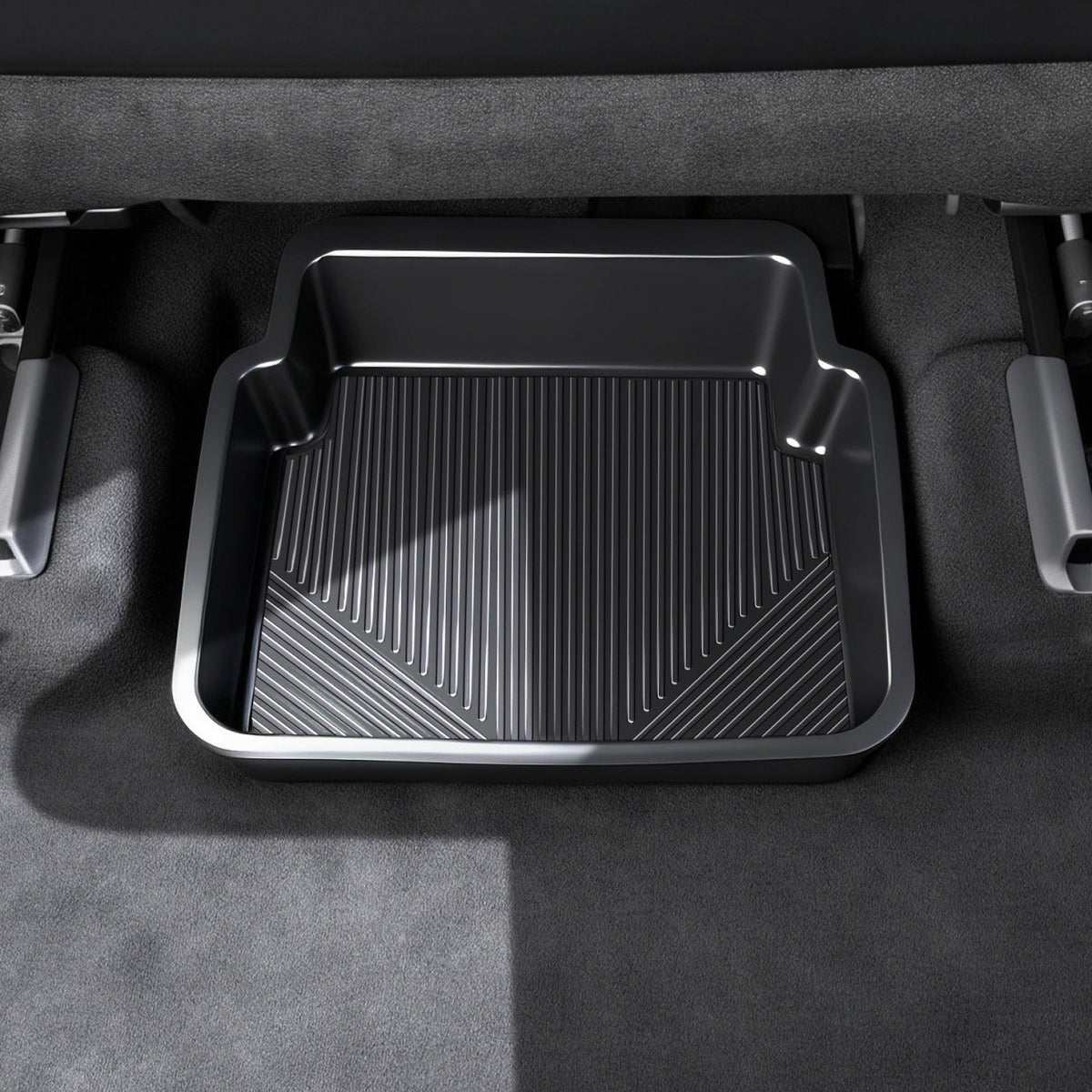 Under Seat Storage Box for BYD ATTO 3  - Silicone, No-Drill Install AUTOEVEX