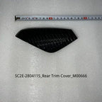 Glossy black textured rear trim cover for BYD aftermarket protection.