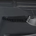 Black matte-finish durable plastic organizer tray for BYD car interior storage.
