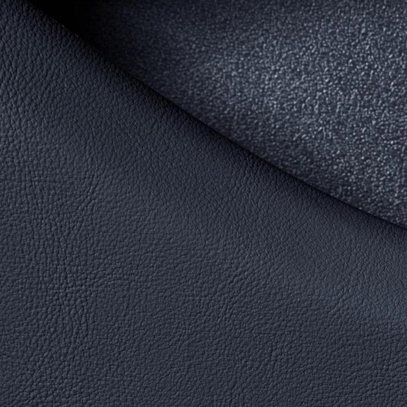 Premium black textured faux leather material with a fine grain finish for car interior accessories.