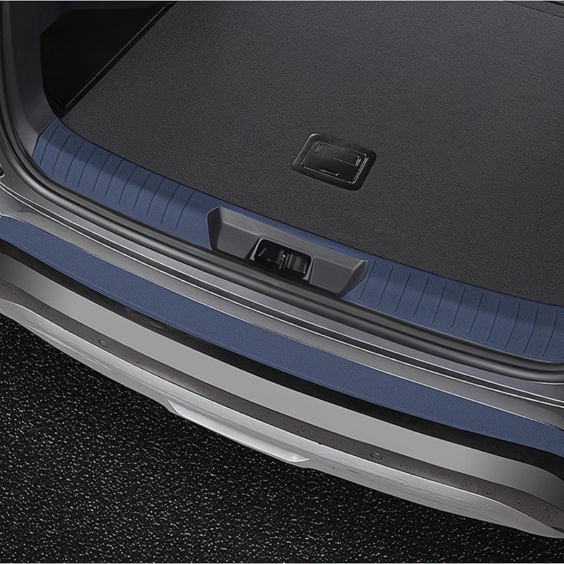 Blue durable TPE trunk mat for BYD car cargo area protection