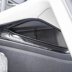 Professional black textured plastic door storage tray for BYD car interior