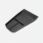 Professional black textured plastic car center console organizer tray