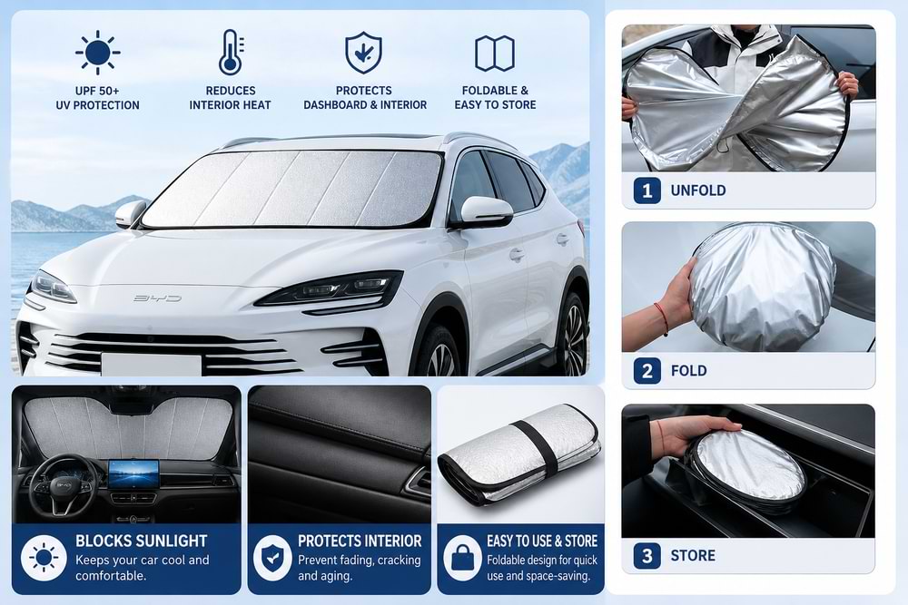 BYD Seal U  Sealion 6  Song Plus Windshield Sunshade
