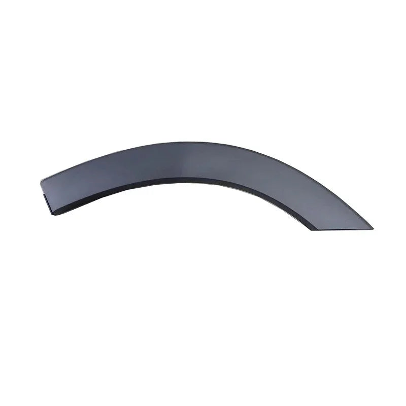 Matte black curved automotive trim piece made of durable high-quality material.