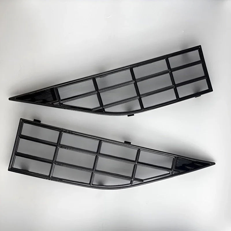 Black matte textured car grille vent inserts for BYD aftermarket protection.