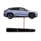 Glossy black side skirt trim for BYD, made of durable high-shine material.