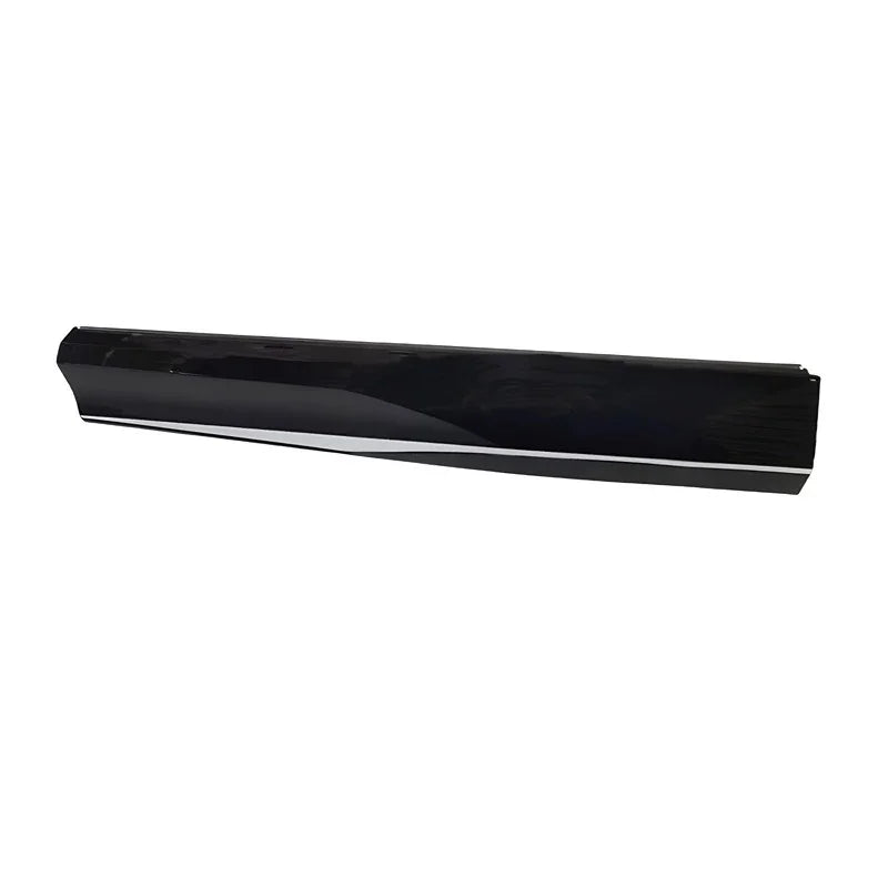 Glossy black door sill protector trim for BYD vehicle protection.
