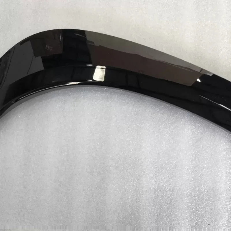 Glossy black ABS plastic fender flare trim for BYD vehicle protection.