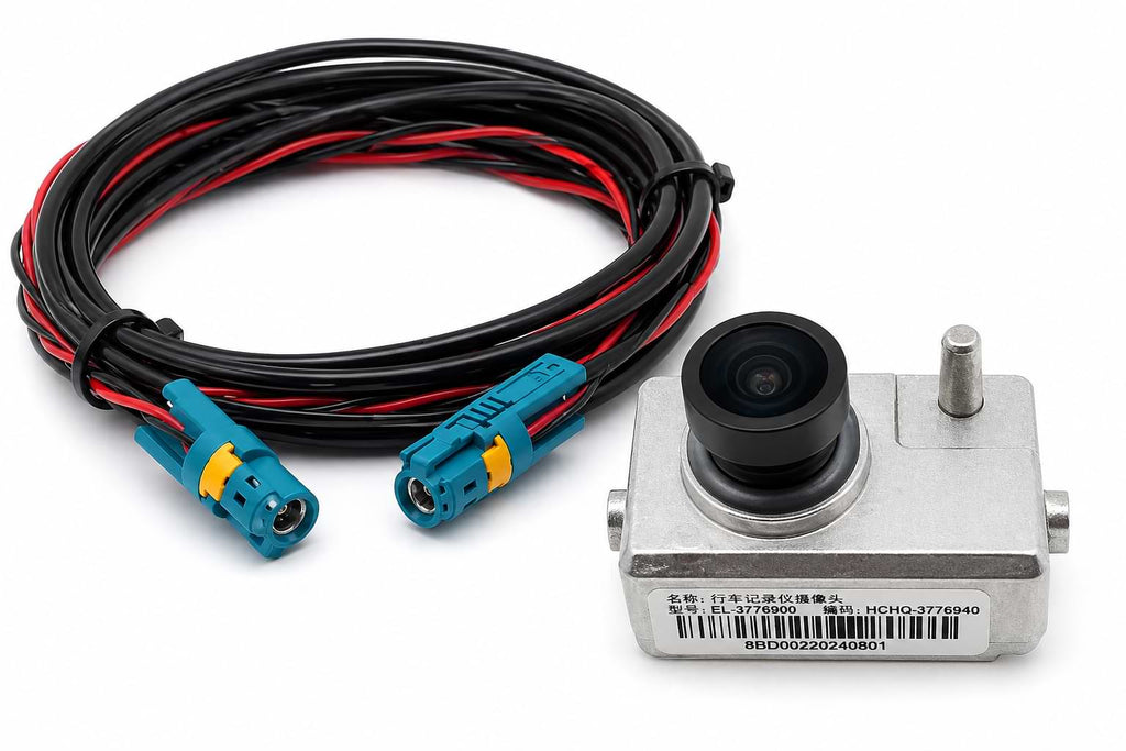 BYD_Dash_Cam_DVR Camera module with wiring and connectors