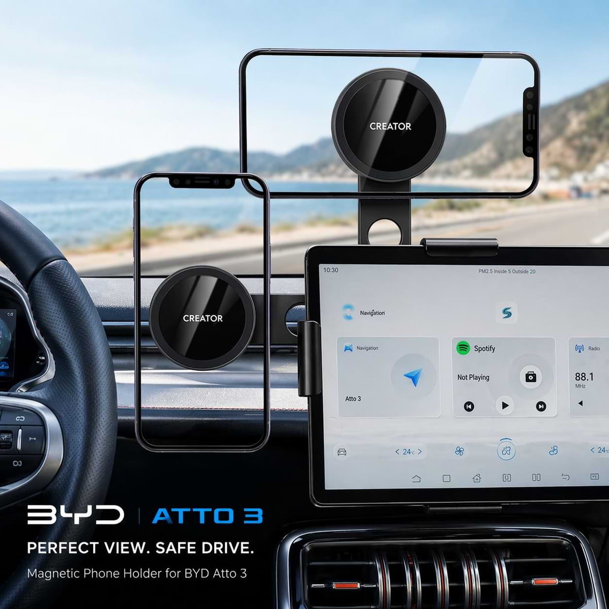 BYD Magnetic Phone Holder for Atto3