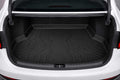 BYD_SEAL Car trunk with a black cargo liner on a white car background