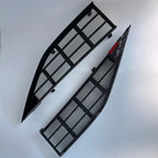 Black matte mesh front bumper grille inserts for BYD, featuring a durable textured design.